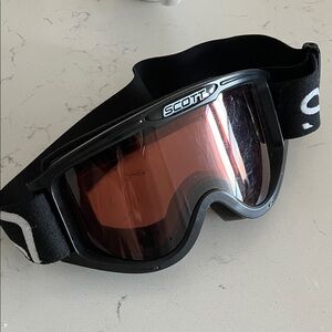 Scott Black and Red Ski Goggles